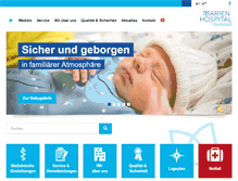 Tablet Screenshot of marienhospital-darmstadt.de